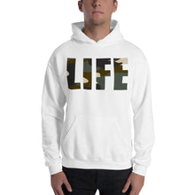 Load image into Gallery viewer, UP &quot;LIFE&quot; Camo Hooded Sweatshirt