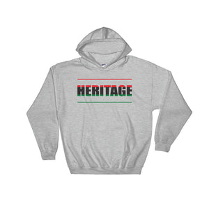 Heritage " RED,BLACK and GREEN" Hooded Sweatshirt
