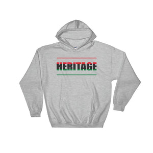 Heritage " RED,BLACK and GREEN" Hooded Sweatshirt