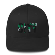 Load image into Gallery viewer, UP &quot;CITY&quot; Camo Fitted Baseball Cap