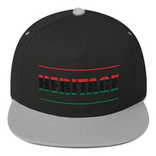 Load image into Gallery viewer, Heritage &quot; RED,BLACK and GREEN&quot; Flat Bill Cap