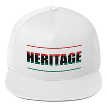 Load image into Gallery viewer, Heritage &quot; RED,BLACK and GREEN&quot; Flat Bill Cap