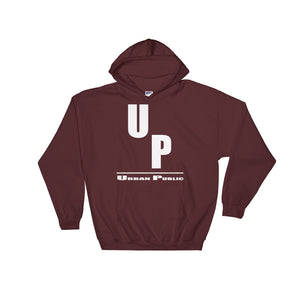 Urban Public “Vertical Logo with Line” Hooded Sweatshirt