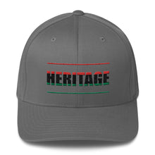 Load image into Gallery viewer, Heritage &quot;RED,BLACK and GREEN&quot; Fitted Baseball Cap