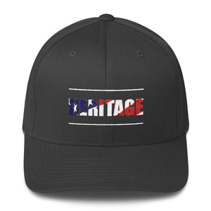 Heritage "USA" Fitted Baseball Cap