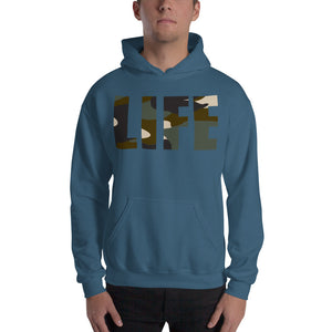 UP "LIFE" Camo Hooded Sweatshirt