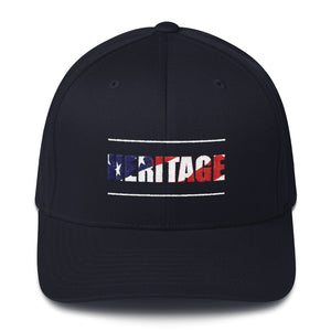 Heritage "USA" Fitted Baseball Cap