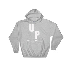 Load image into Gallery viewer, Urban Public “Vertical Logo with Line” Hooded Sweatshirt