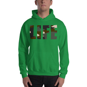UP "LIFE" Camo Hooded Sweatshirt