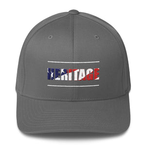 Heritage "USA" Fitted Baseball Cap
