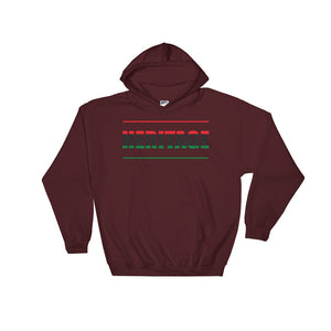 Heritage " RED,BLACK and GREEN" Hooded Sweatshirt