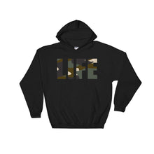 Load image into Gallery viewer, UP &quot;LIFE&quot; Camo Hooded Sweatshirt