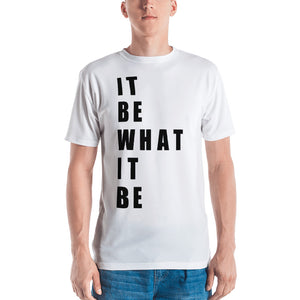 It Be What It Be "Letter Scroll" Short-Sleeve T-Shirt