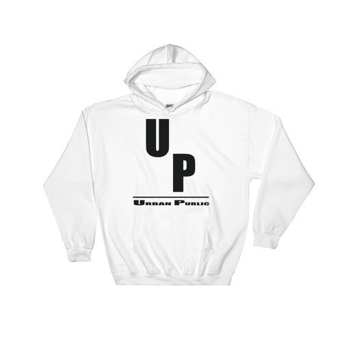 Urban Public “Vertical Logo with Line” Hooded Sweatshirt