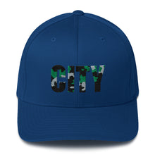 Load image into Gallery viewer, UP &quot;CITY&quot; Camo Fitted Baseball Cap