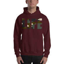 Load image into Gallery viewer, UP &quot;LIFE&quot; Camo Hooded Sweatshirt