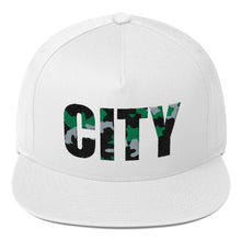 Load image into Gallery viewer, UP &quot;CITY&quot; Camo Flat Bill Cap
